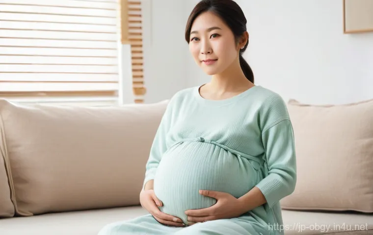 임신 중 기형아 검사 시기와 방법 - **Prompt:** "A gentle and hopeful portrait of a young Japanese pregnant woman, approximately in her ...
